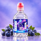 HydroKids Blueberry active water bottle with fresh blueberries