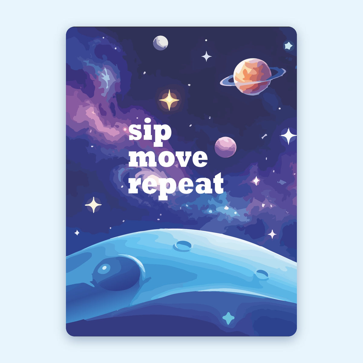 HydroKids Blueberry label: sip move repeat