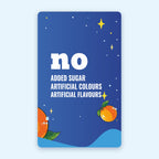 HydroKids Orange: no added sugar, artificial colours or artificial flavours