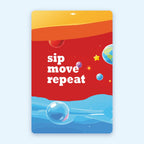 HydroKids Strawberry label: sip move repeat
